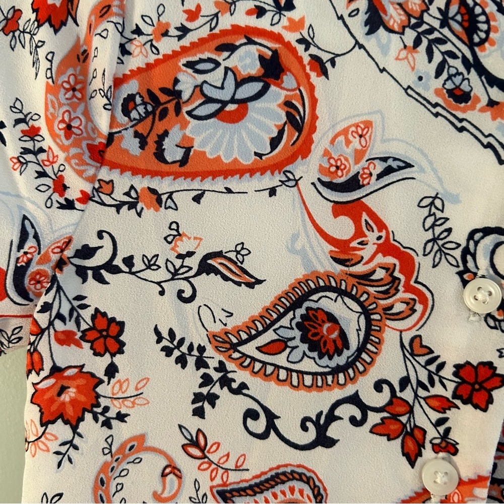 Janie & Jack The Maya Dress White Paisley. Size 5. - Picture 12 of 15
